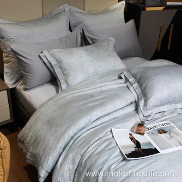 Fast Delivery 100 yarn-dyed jacquards Luxury Bedding Set